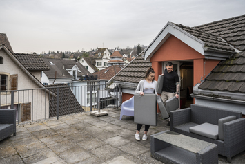 Dachterrasse - SPZ Rotegg - Stiftung Bühl